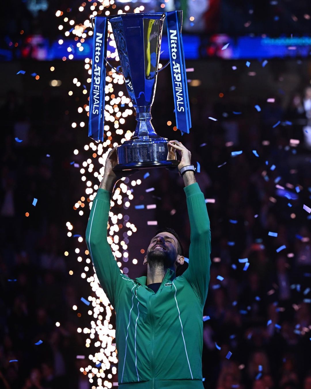 GAK ADA OBAT: Novak Djokovic berhasil menjadi juara ATP Finals 2023. (IG: @djokernole)