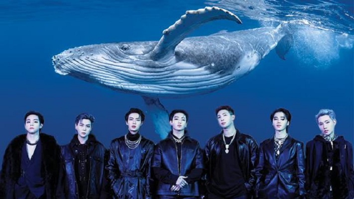 Paus paling kesepian jadi inspirasi BTS dalam pembuatan lagu berjudul Whalien 52
