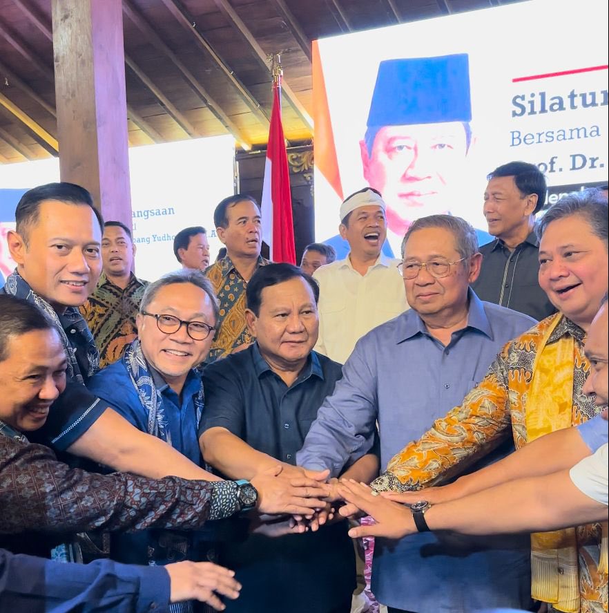BANYAK DUKUNGAN: Pasangan nomor urut 2 mendapat dukungan dari manyoritas partai politik.