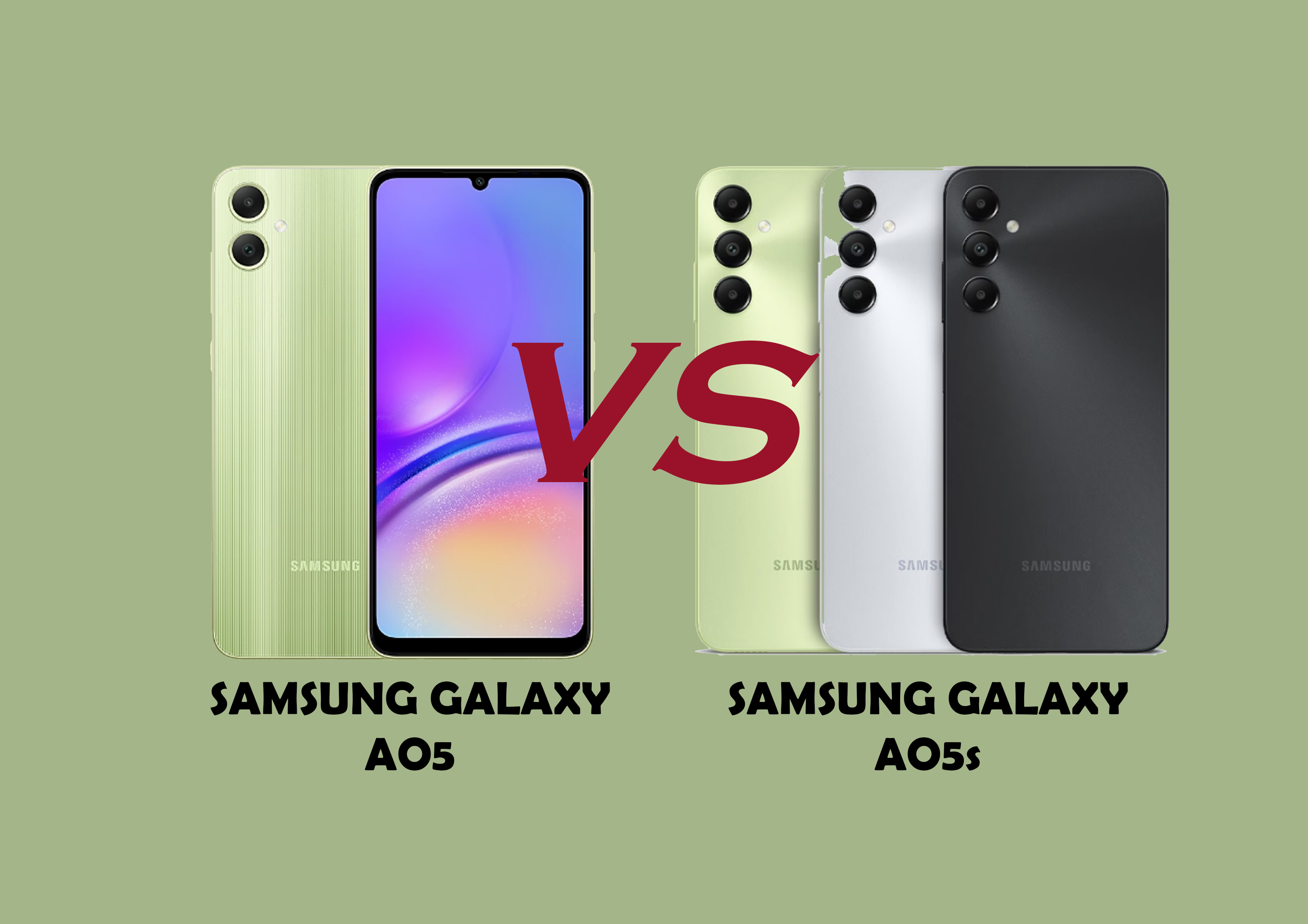 Samsung Galaxyy a0 A05 dan Samsung Galaxy A05s