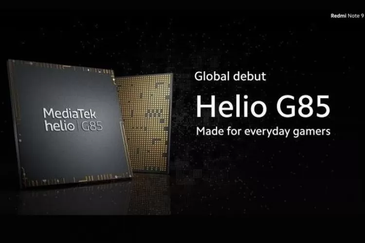 chipset MediaTek Helio G85 yang  punya performa garang.