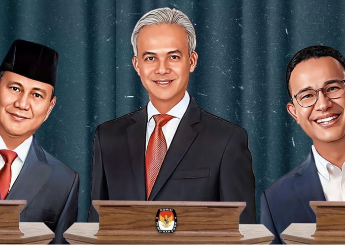 Ilustrasi Poster Debat kandidat Capres Republik Indonesia.
