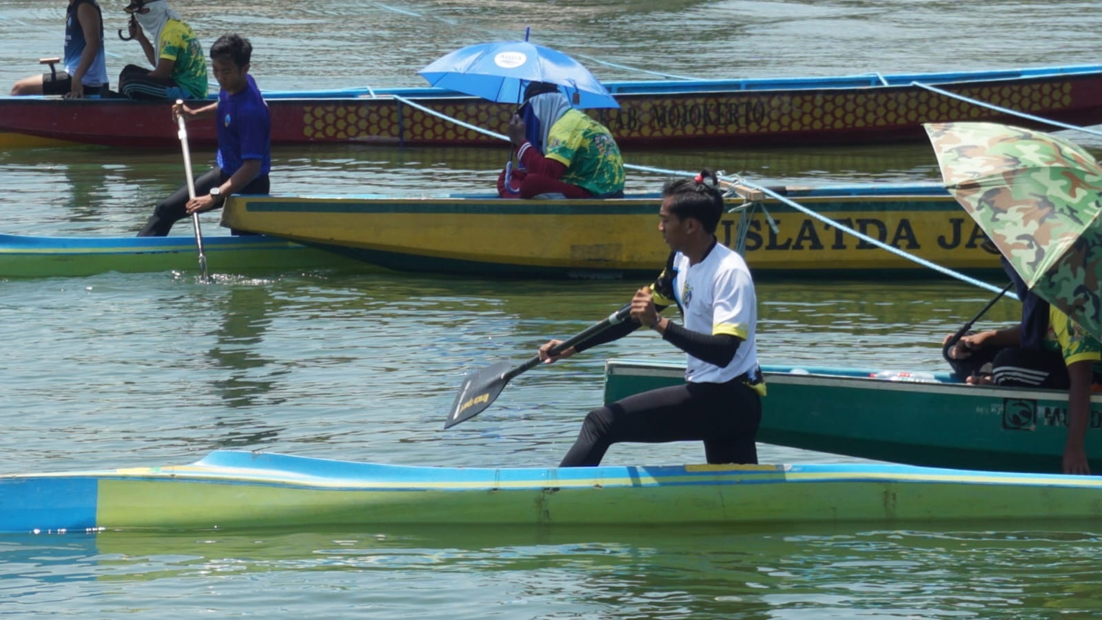 POTENSIAL: Penampilan atlet PODSI Bangkalan mengikuti kejuaraan di Kabupaten Mojokerto, Senin (27/11). (CHRISTIAN YOSEPH UNTUK JPRM)