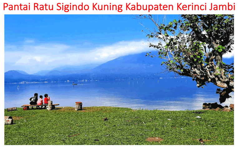 Nuansa indah Pantai Ratu Sigindo Kuning.