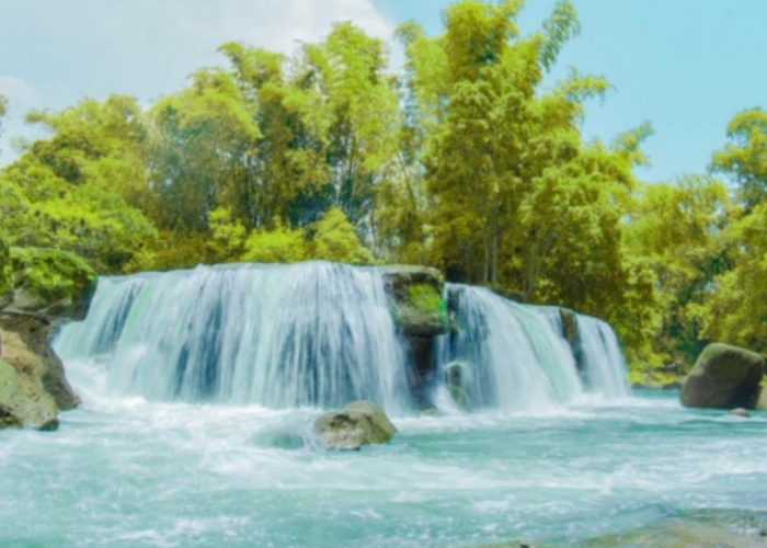 Potret indah air terjun Grojokan Limo