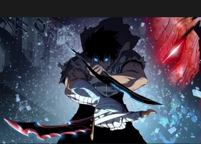 Karakter utama Solo Leveling dengan kekuatan over power