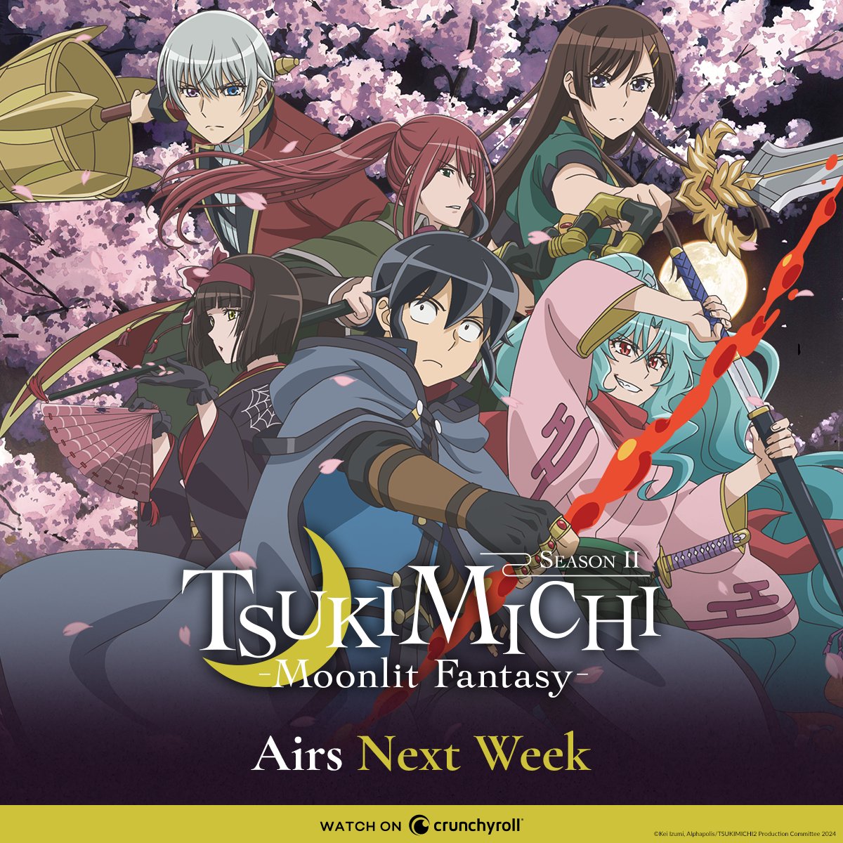 Poster Resmi Tsukimichi Moonlit Fantasy Season 2