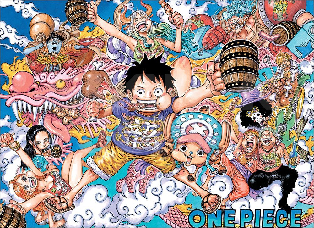 Poster One piece yang akan dijadwalkan rilis minggu depan
