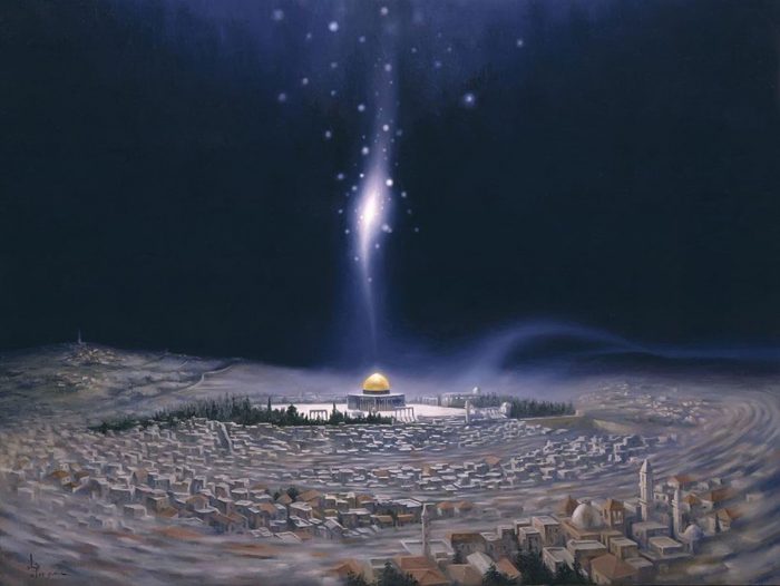 Ilustrasi peristiwa isra