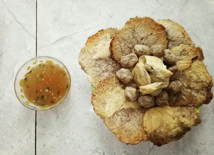 Pentol Gepek, Kuliner Khas Sumenep yang Enak dan Gurih (@kuliner_sumenep untuk RadarMadura.id)