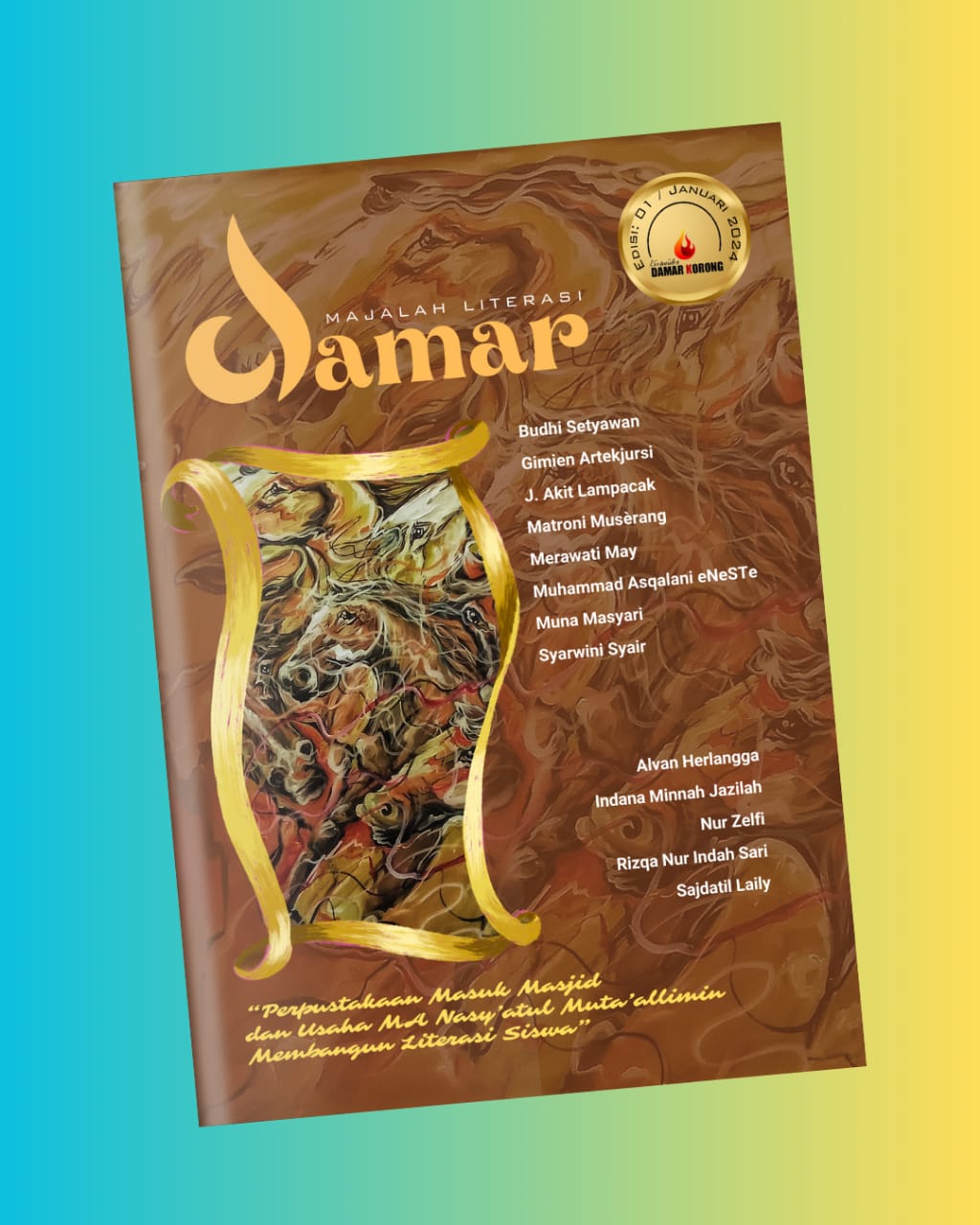 Majalah Damar edisi pertama. (DAMARKORONG UNTUK RADARMADURA.ID)