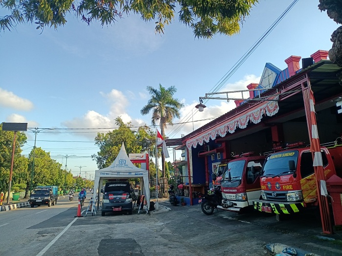 TERBATAS: Keberadaan mako Damkar Satpol PP Sumenep yang berlokasi di Kelurahan Bangselok, Kecamatan Kota Sumenep, Rabu (24/1). (MUHAMMAD ERWIN MAULIDIN M/JPRM)