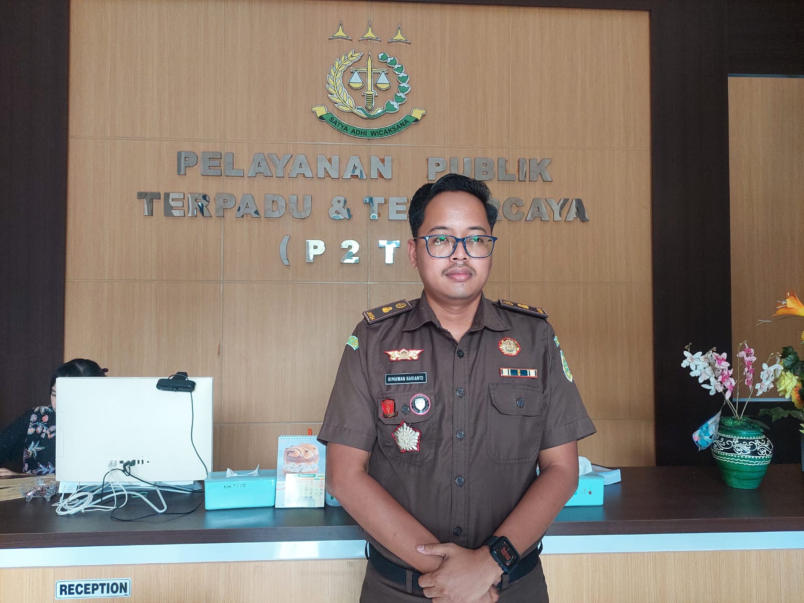 Kasi Pidana Umum Kejaksaan Negeri Bangkalan Himawan Hariyanto. Dia mengakui berkas kedua tersangka ABH sudah dilimpahkan ke lembaganya. (ZEINAL ABIDIN/JPRM)