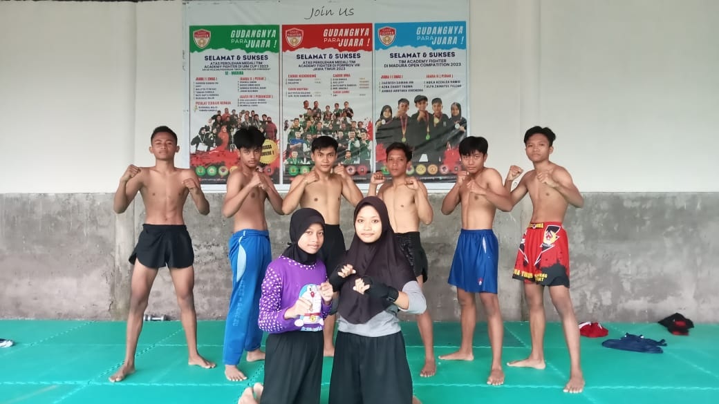 GIAT: Atlet IBCA MMA mengikuti Kejurpov IBCA MMA di Tulungagung, 27 Desember 2023. (IBCA MMA UNTUK JPRM)