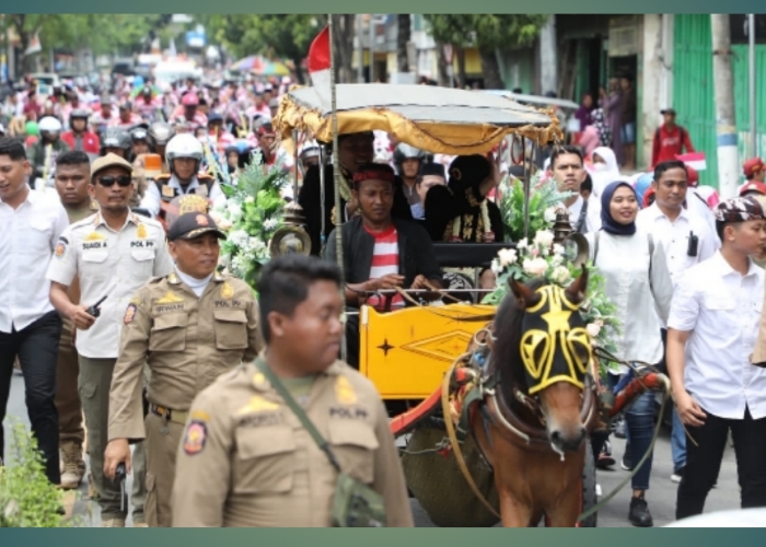 Ribuan Warga Sampang Ikuti Kirab Aba Adi Pamit.