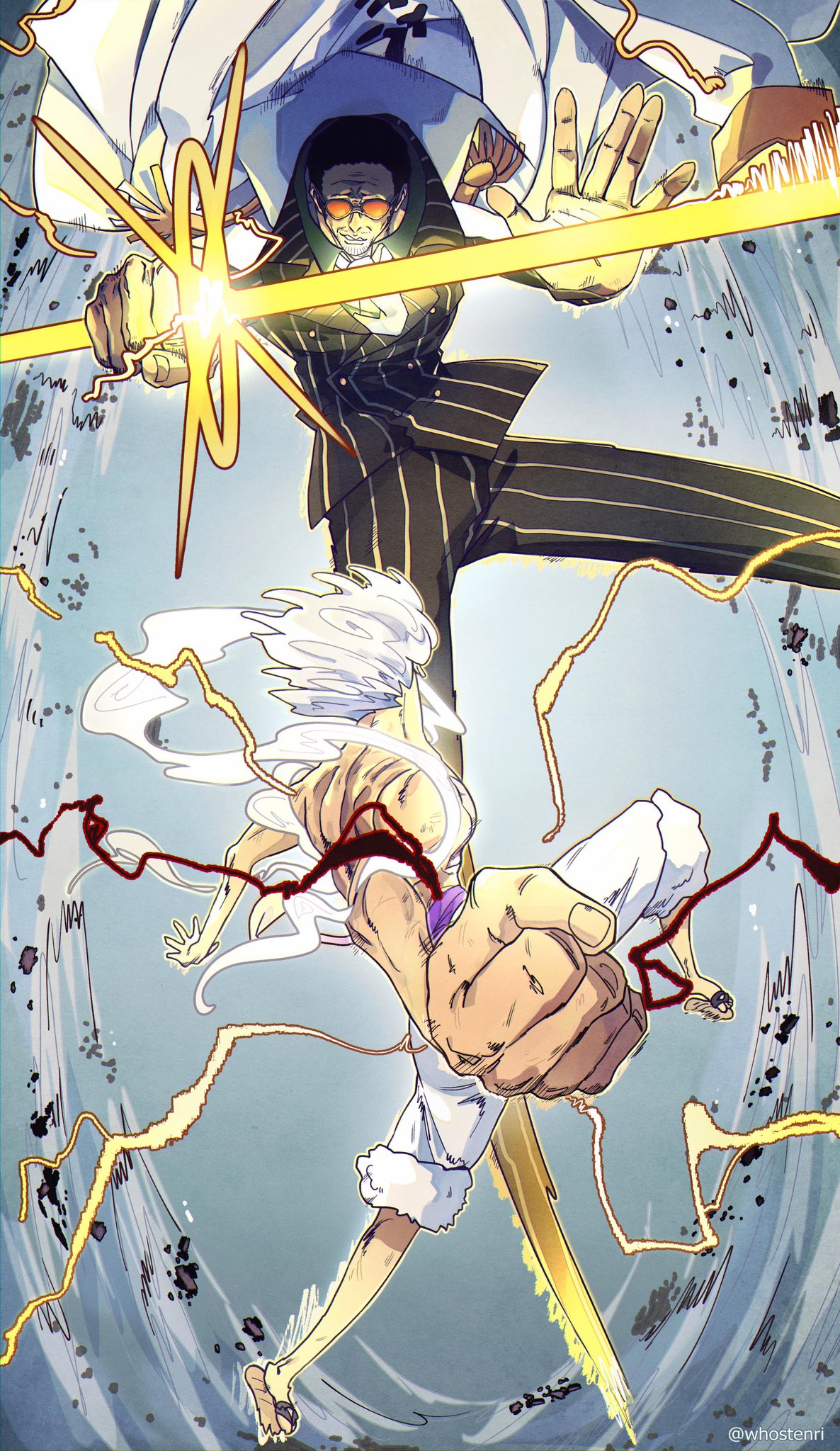 Pertarungan sengit akan terjadi lagi antara Luffy dan Kizaru