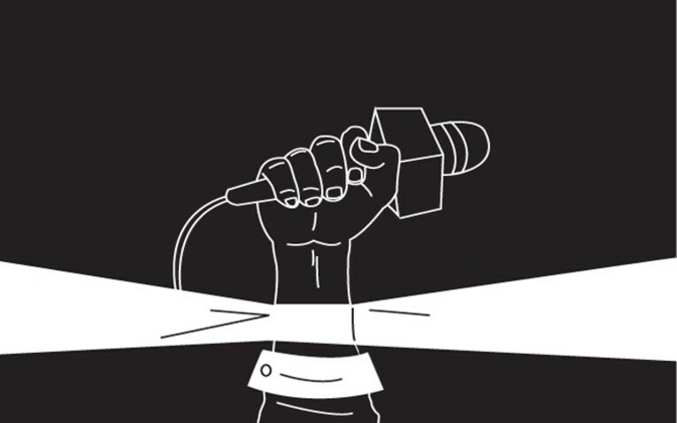 Ilustrasi intimidasi jurnalis