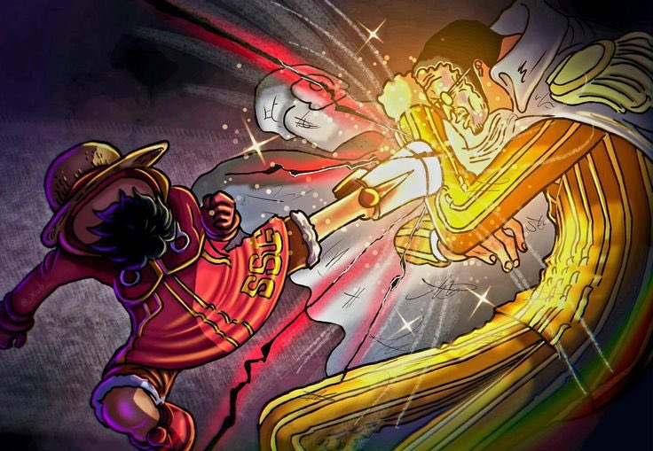 Pertarungan sengit akan ditunjukan oleh Luffy dan Kizaru