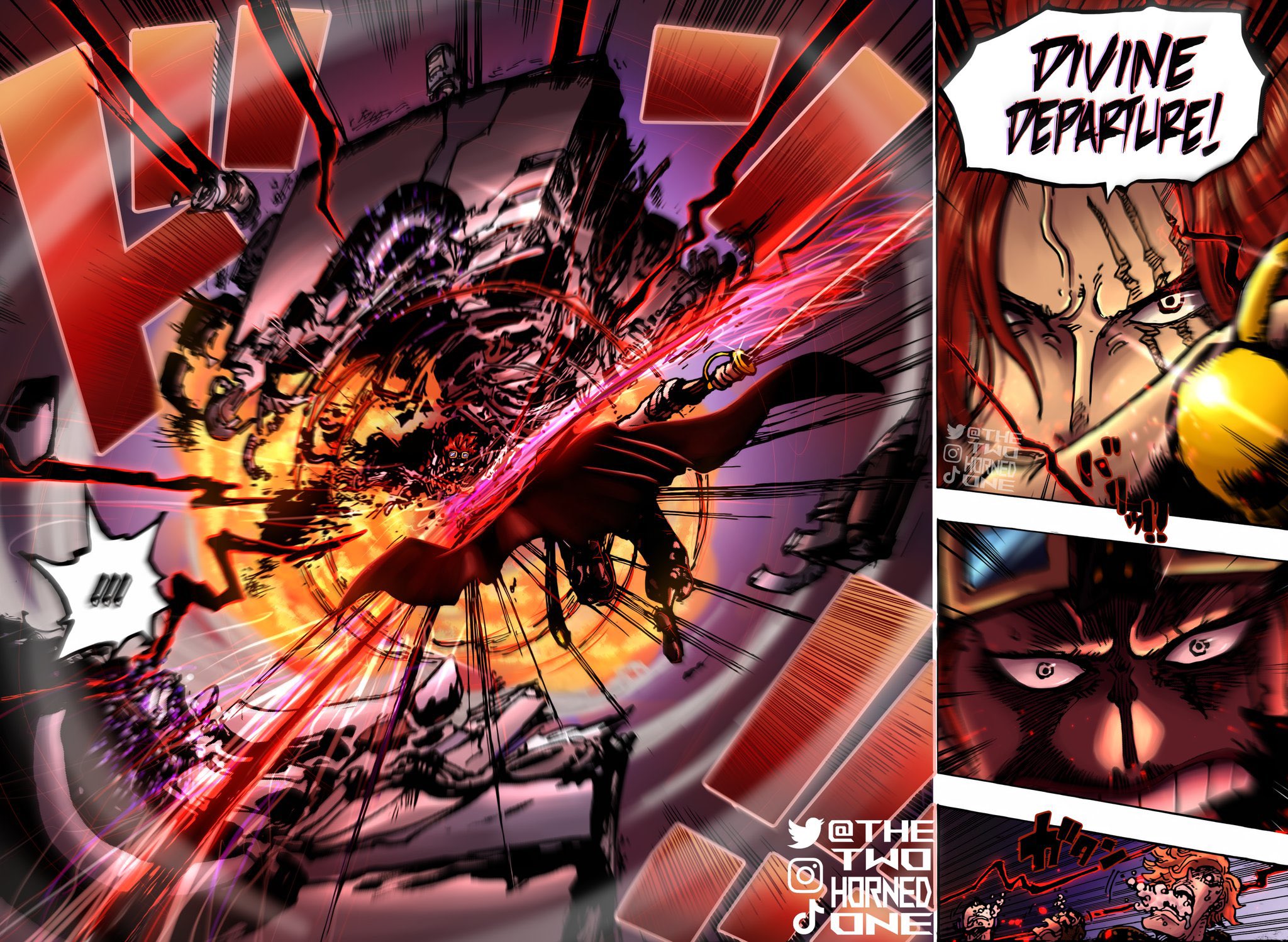 Ilustrasi Pertarungan di Serial Anime One Piece