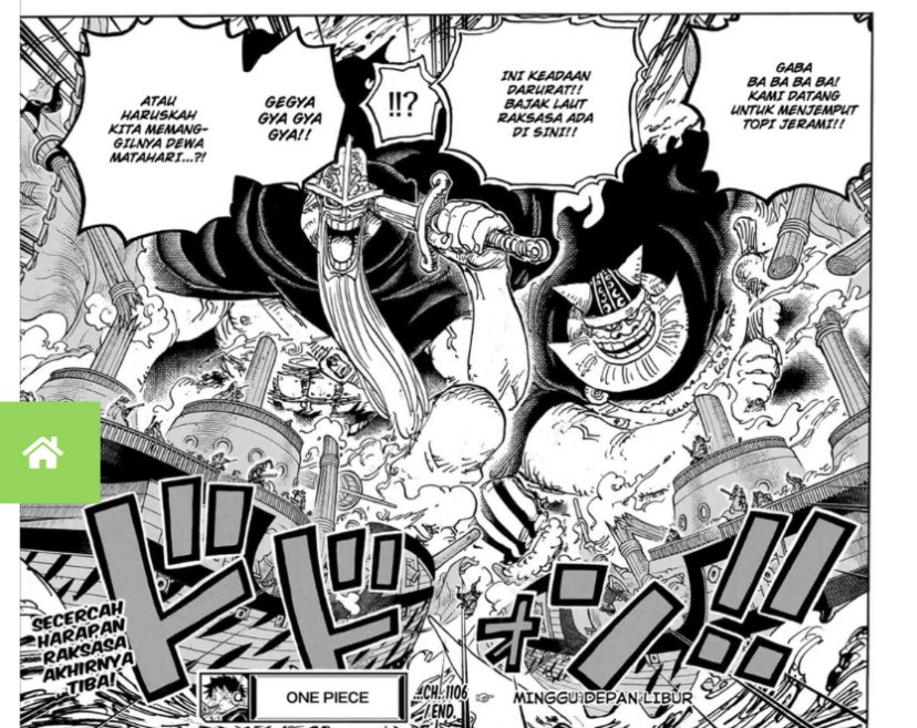 dua raksasa dorry dan Brogy akan membantu Luffy di Pulau Eghead