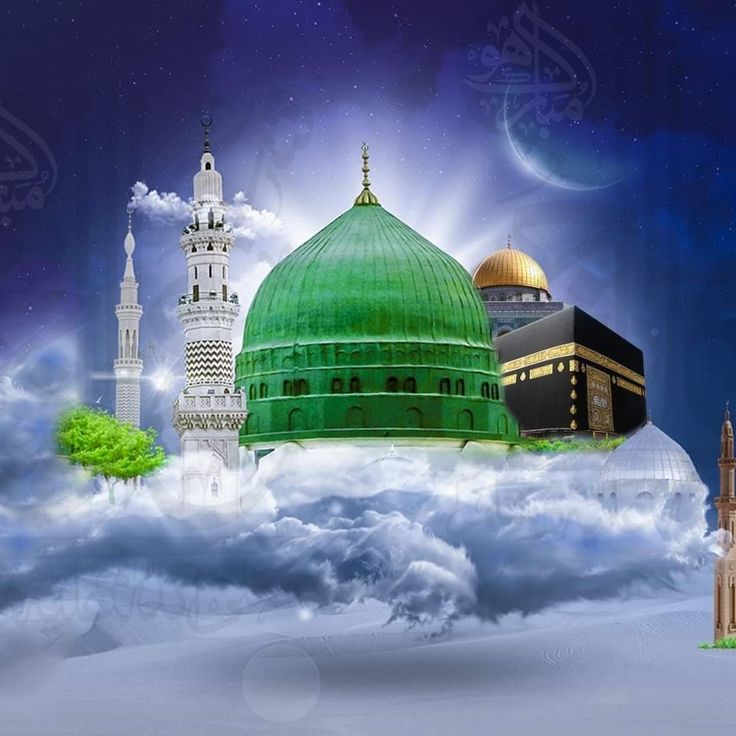 Ilustrasi Perjalanan Nabi Muhammad selama isra