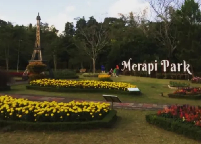 Poteret indah The World Landmark Merapi Park.