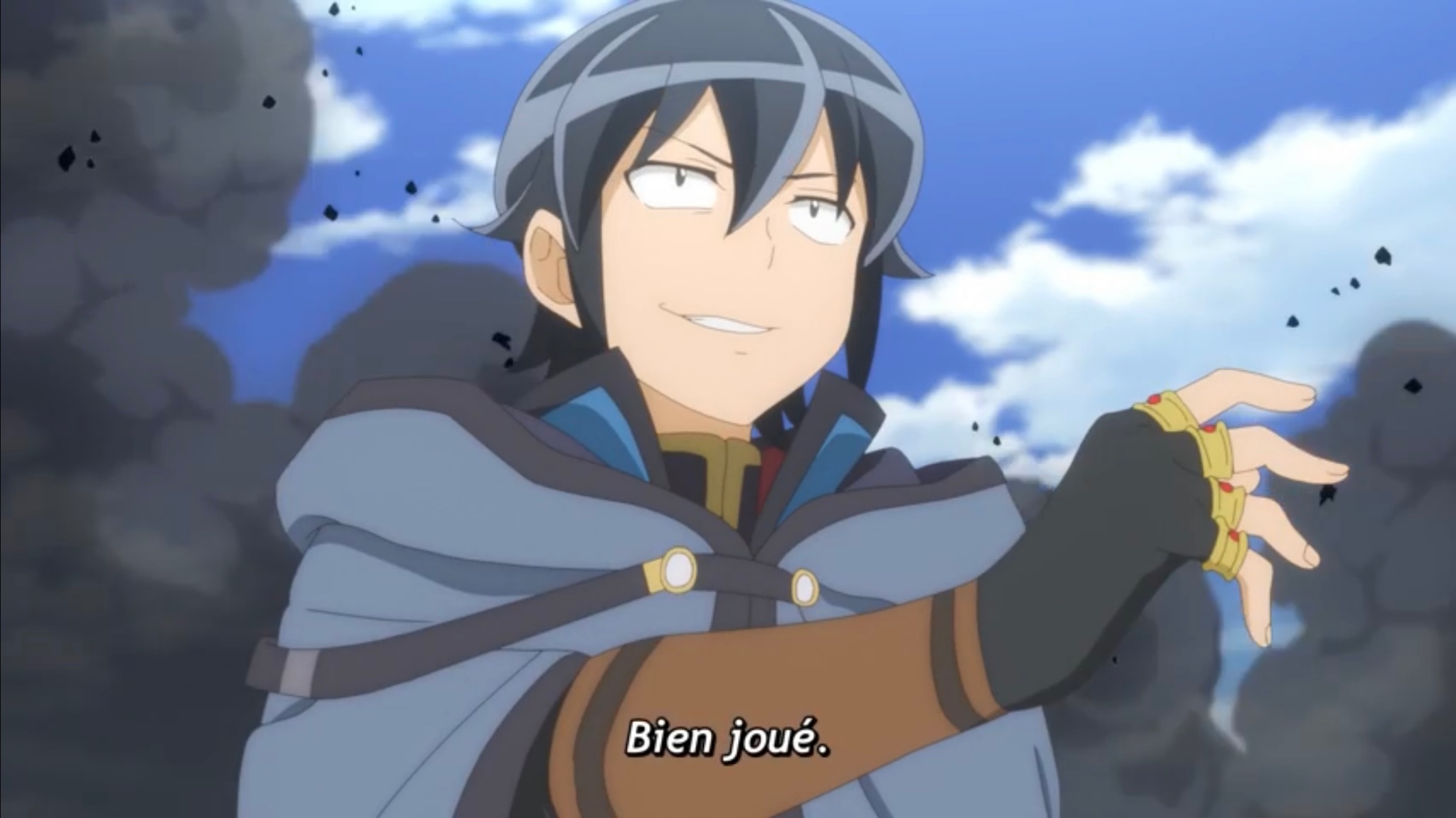 Pertarungan sengit dalam anime Tsukimichi.