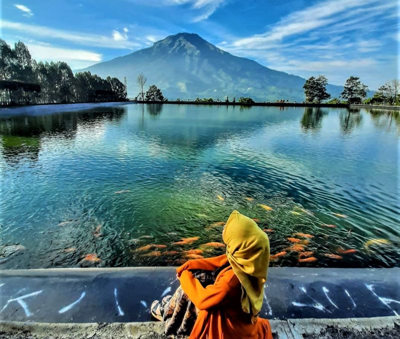 Suasana Embung Kledung Temanggung