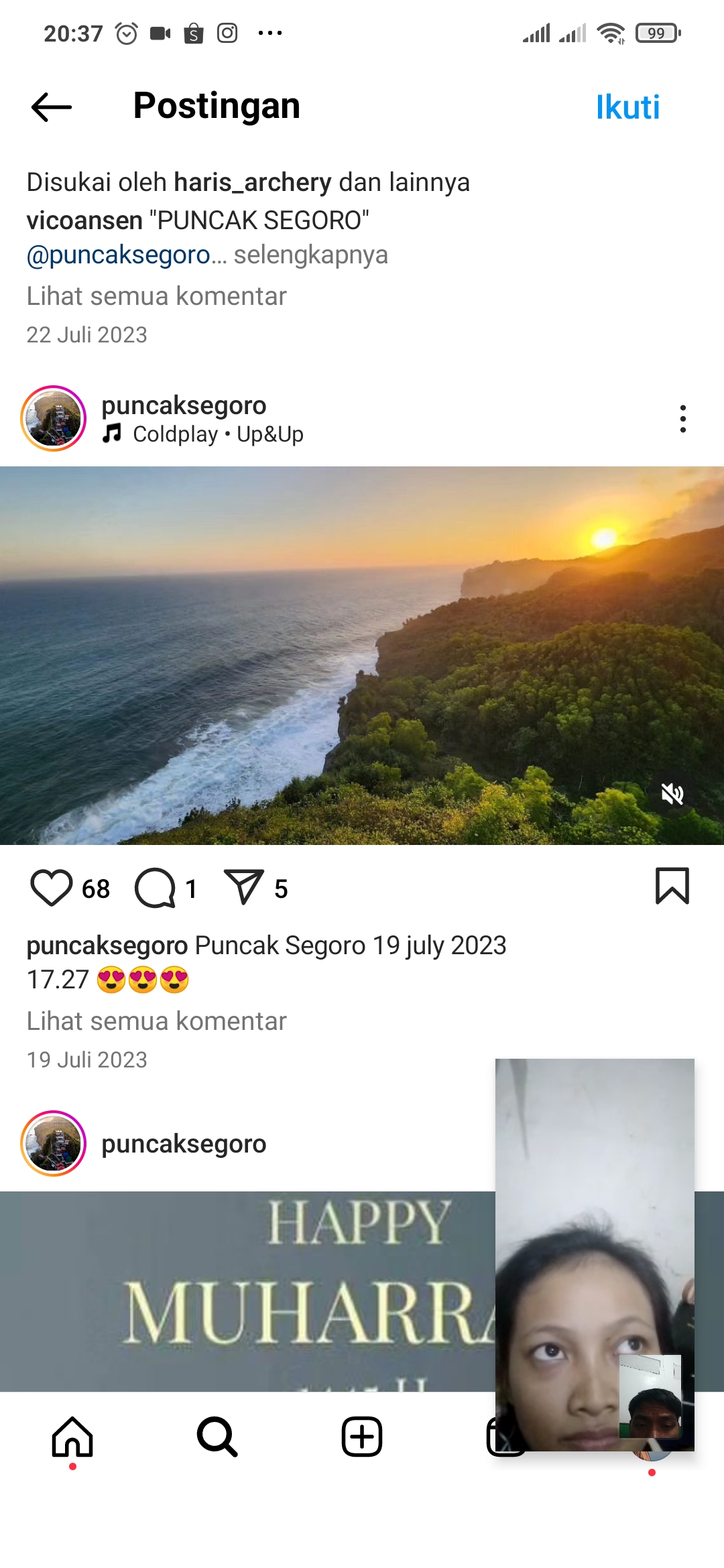 Puncak Segoro dengan Keindahan alamnya.