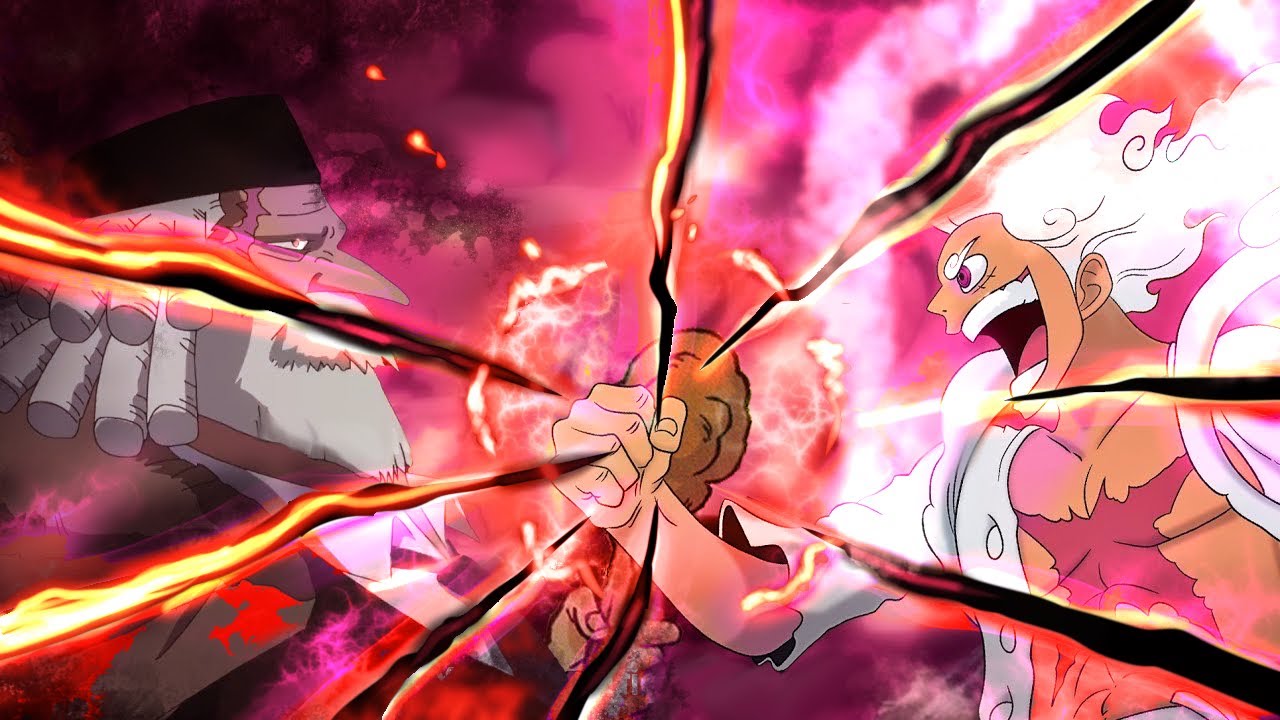 meomen epic pertarungan Gorosei Saturn dengan Luffy