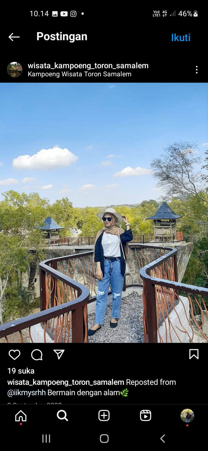 Potret Wisata Kampoeng Toron Samalem