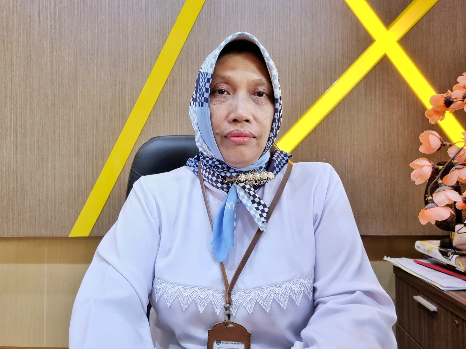 OPTIMALKAN PELAYANAN: Direktur RSUD dr. Moh. Anwar Sumenep dr. Erliyati. (RSUD DR. H. MOH. ANWAR SUMENEP UNTUK JPRM)