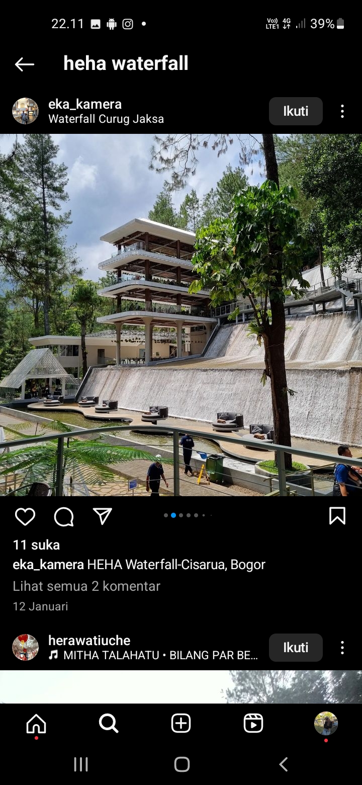 Potret kemewahan wisata Heha Waterfall di Bogor Jawa Barat