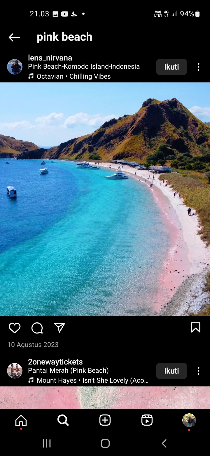 Pink Beach Lombok, Destinasi Wisata Unik dengan Pasir Berwarna Merah Muda