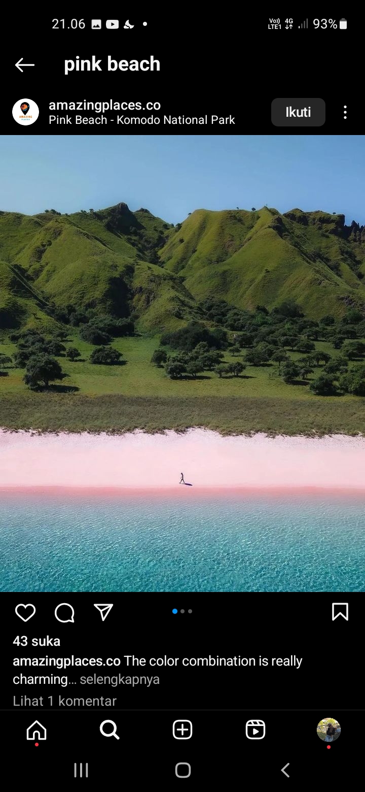 Pantai Pink Labuan Bajo, Destinasi Eksotis dengan Pasir Merah Muda