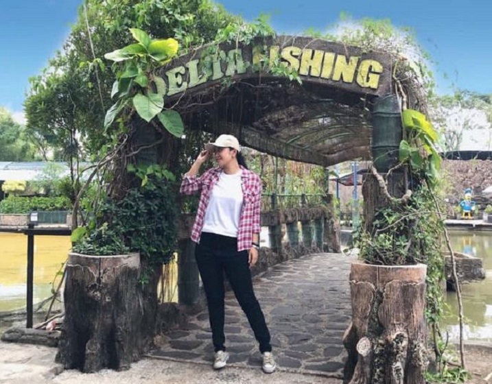 Salah Satu Pengunjung di Destinasi Wisata Outbond Sidoarjo