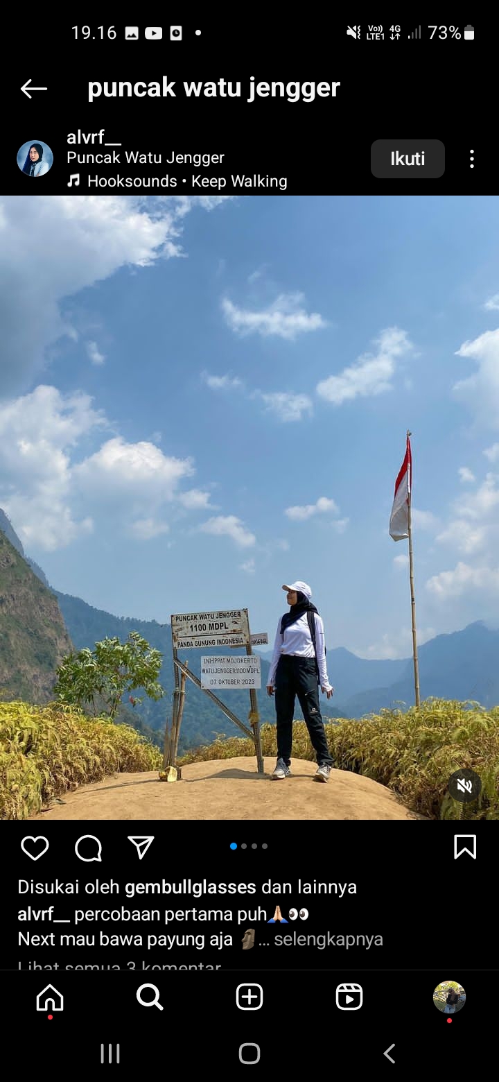 Watu Jengger, Bukit Eksotis di Mojokerto