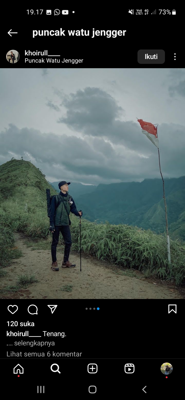 Watu Jengger, Bukit Mirip Piramid di Mojokerto