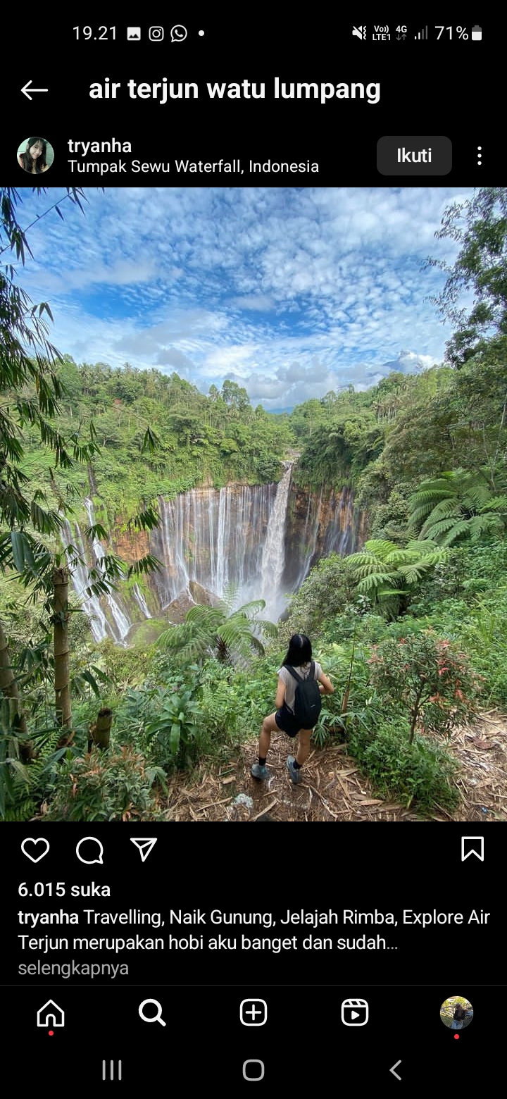 Air Terjun Tumpak Sewu, Destinasi Wisata Eksotis di Lumajang