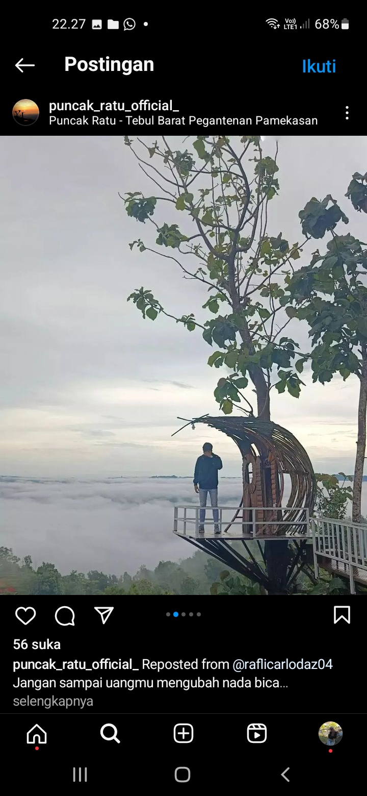 Puncak Ratu Pamekasan, Wisata Alam dengan Panorama Perbukitan yang Menawan