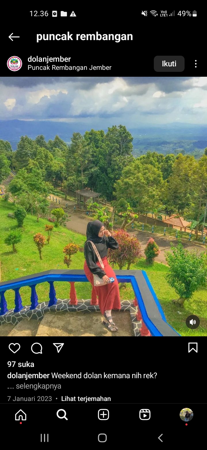 Puncak Rembangan, Jember
