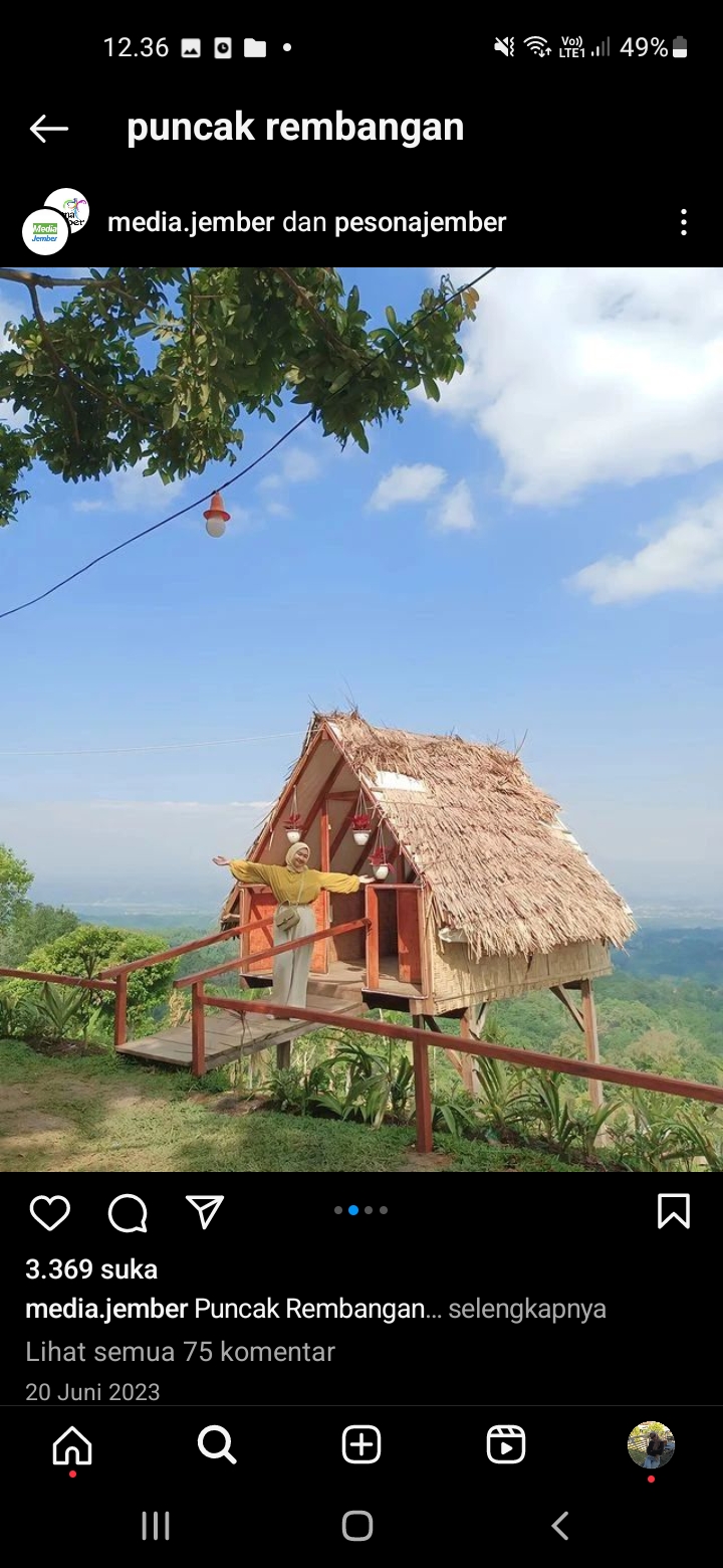 Puncak Rembangan, Jember