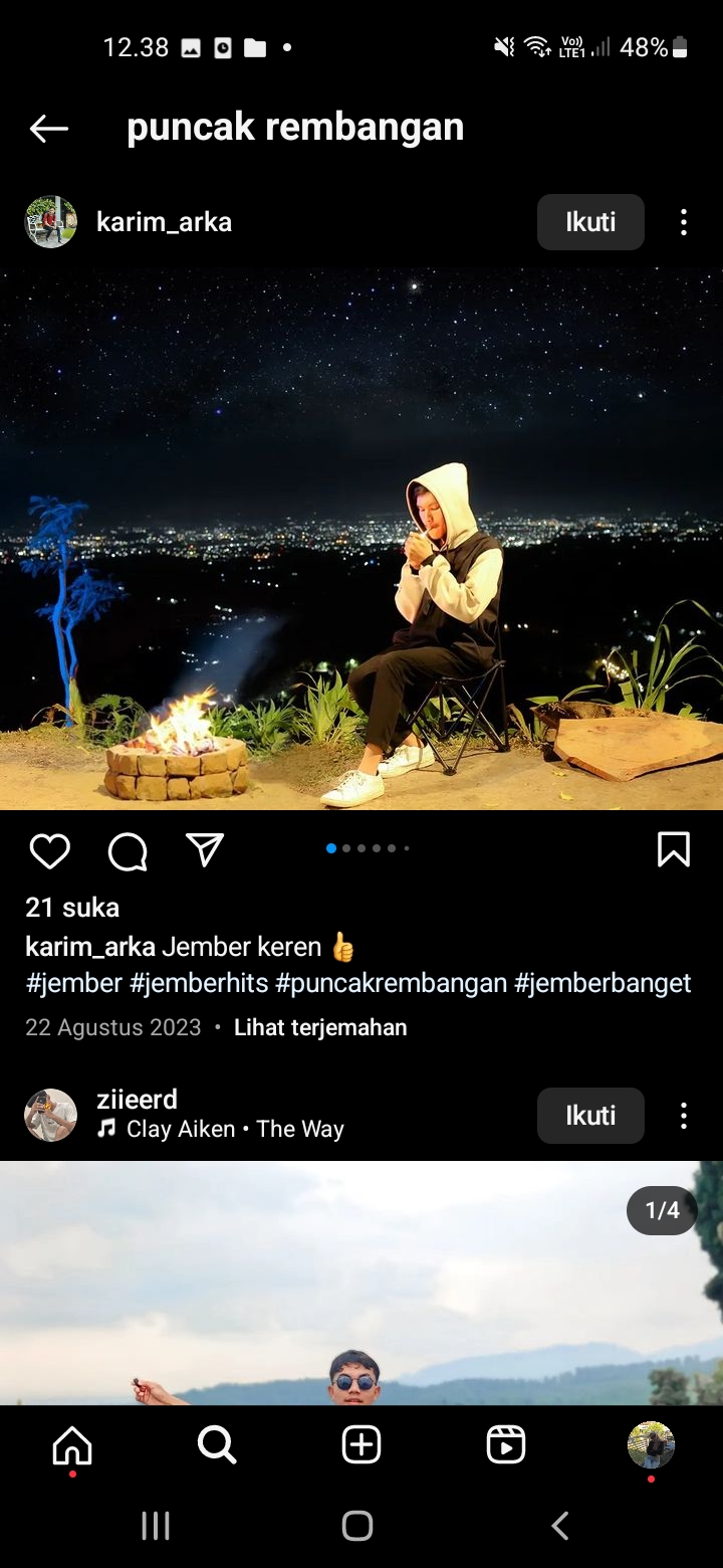 Puncak Rembangan, Jember