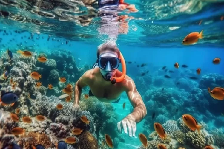 Salah Satu Pengunjung Menikmati Wahana Wisata Anyer Wonderland Terbaru