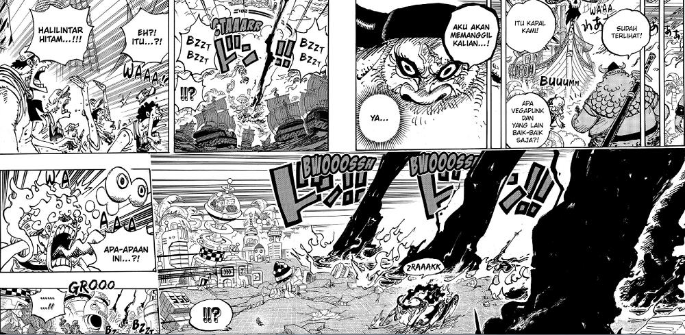 Prediksi kedatangan gorosei lain di Pulau Egghead pada chapter 1110