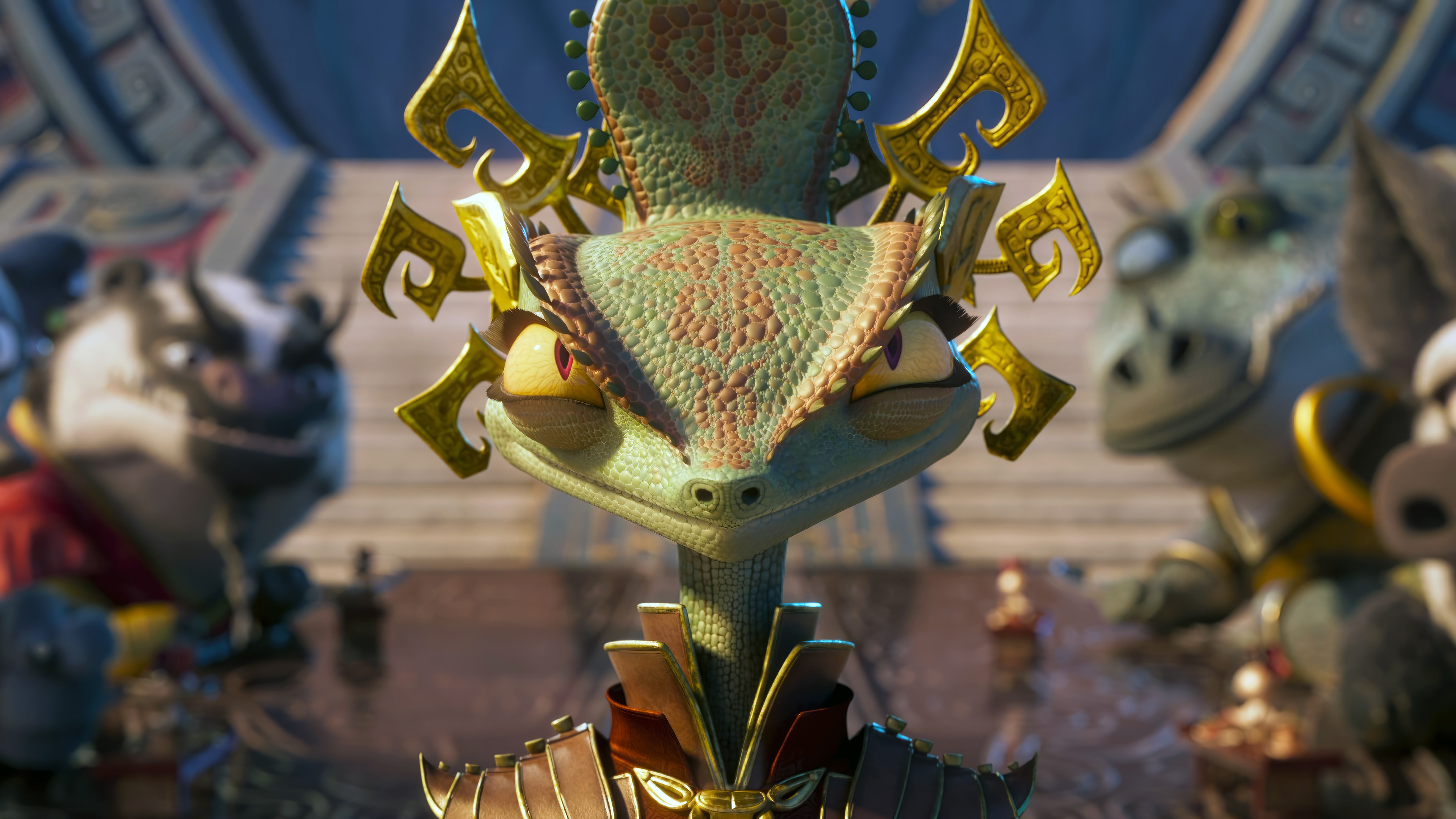 The Cameleon jadi villain terkat animasi Kungfu Panda 4