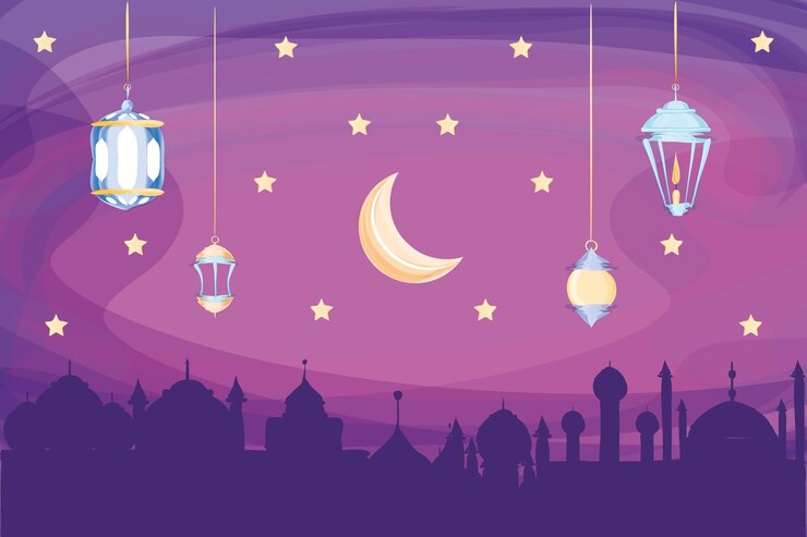 Gambar AI yang Menggambarkan Suasana Ramadan