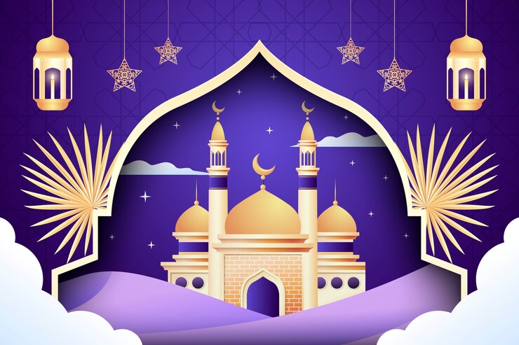 Gambar AI yang Menggambarkan Suasana Ramadan