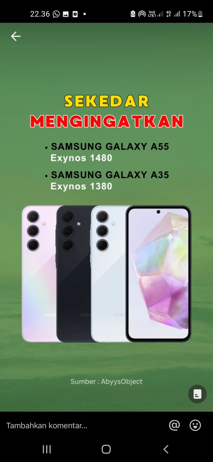 Samsung Galaxy A Series ( Galaxy A35 5G & Galaxy A55 5G)