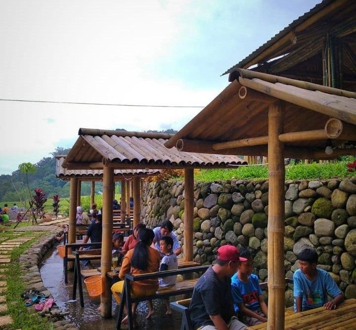Suasana di Wisata Petung Park Trawas